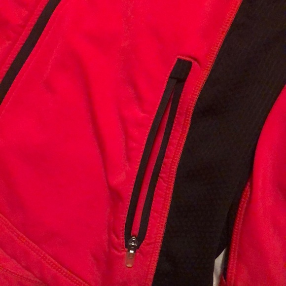Red Blackhawks Light Zip-Up Jacket - Picture 4 of 5
